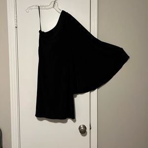 One Shoulder Black Dress- Dalia McPhee